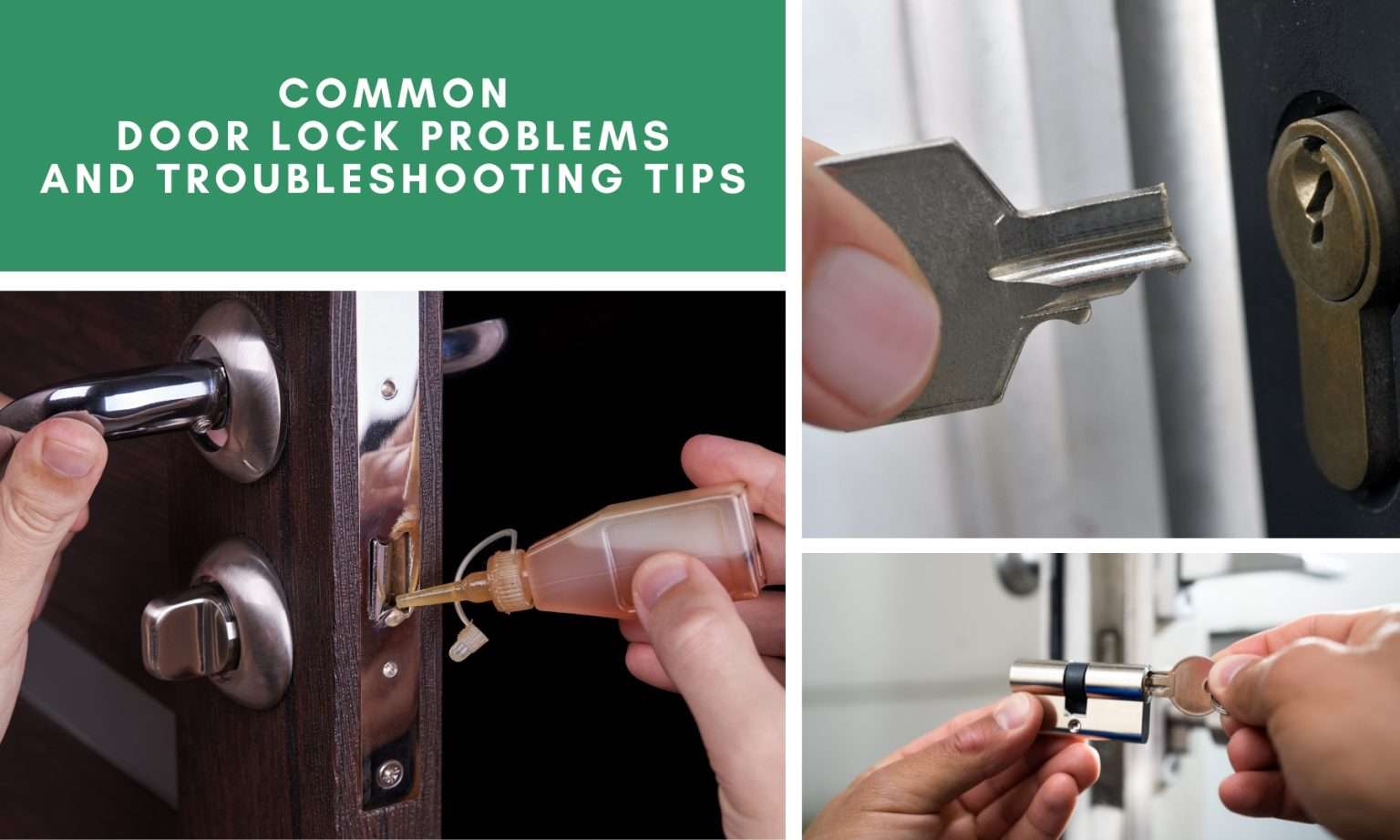 Common Door Lock Problems and Troubleshooting Tips