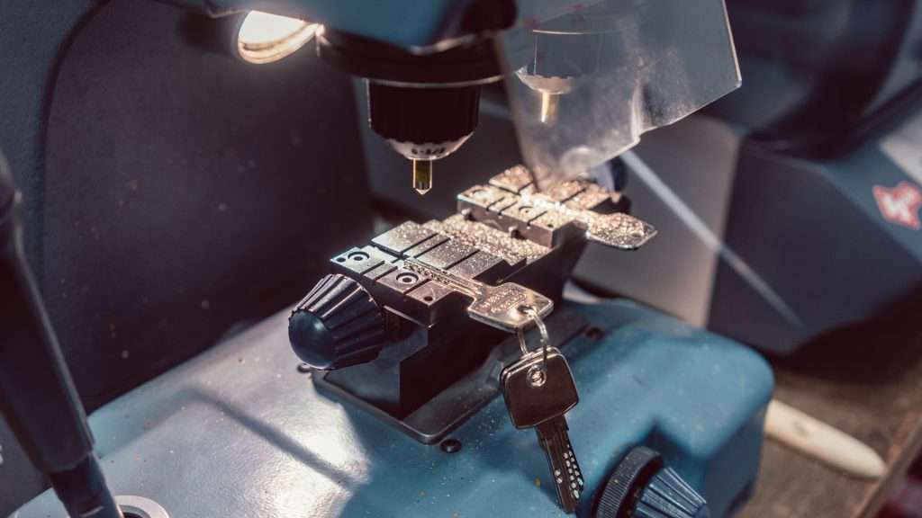 A machine for professional key cutting