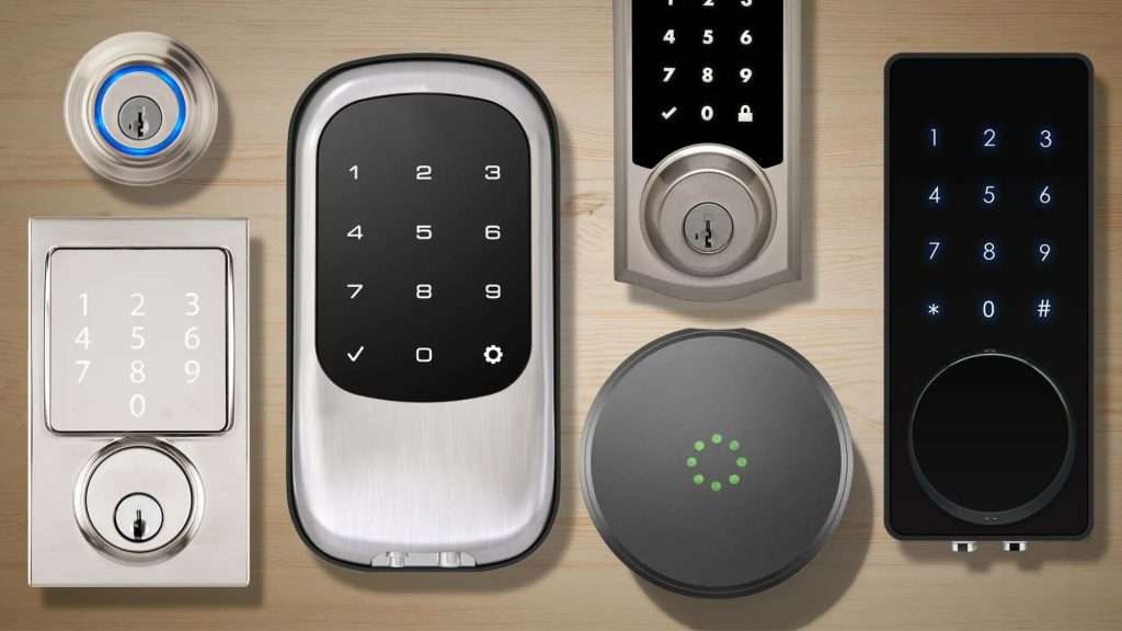 Different models and makes of smart locks