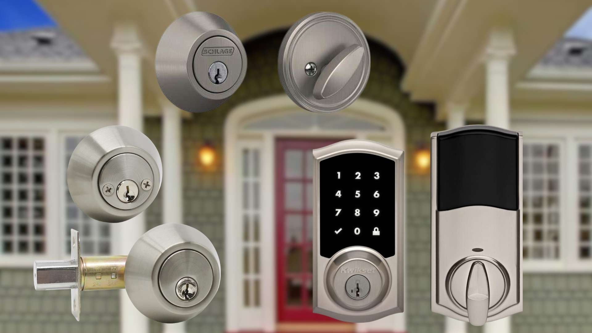 Different products for deadbolt installation