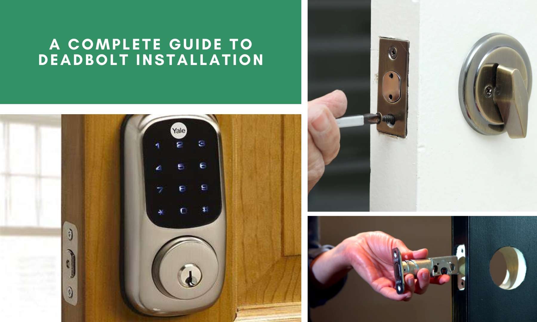 A Complete Guide To Deadbolt Installation   Sherlocks Locksmith A Complete Guide To Deadbolt Installation 