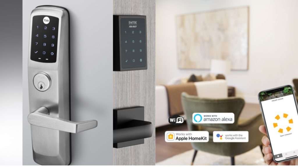 A smart door lock that can be accessed through a smart phone is a good way to prevent home lockouts