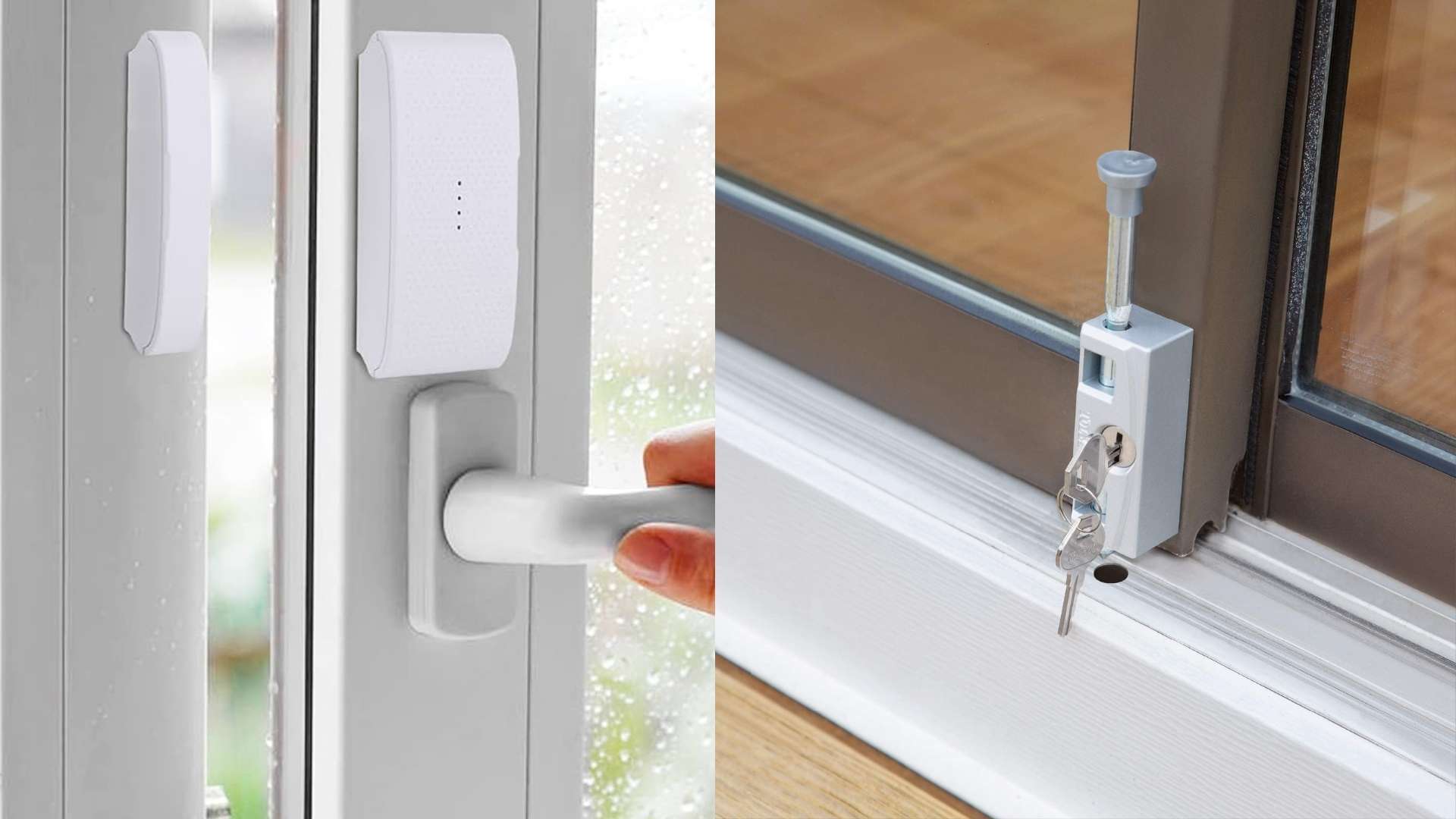 Pin locks and alarms for windows