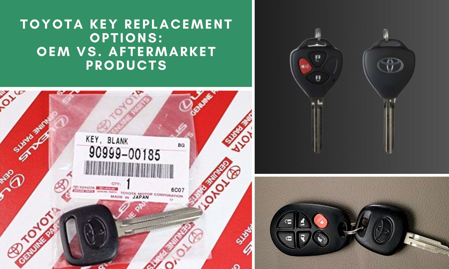 Toyota Key Replacement Option