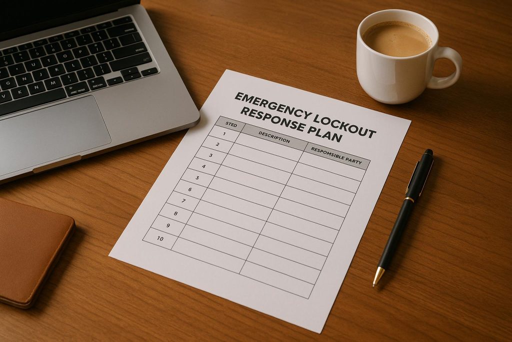 Emergency Lockout Response Planner Emergency Lockout Response Planner