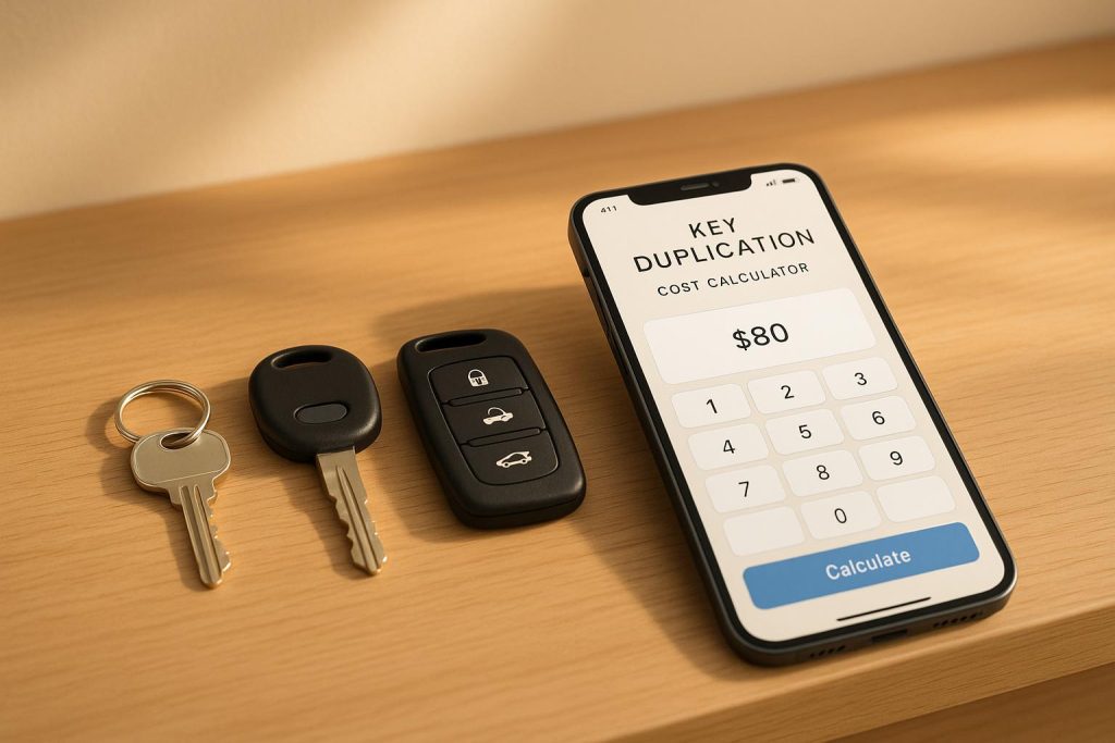 Key Duplication Cost Calculator Key Duplication Cost Calculator