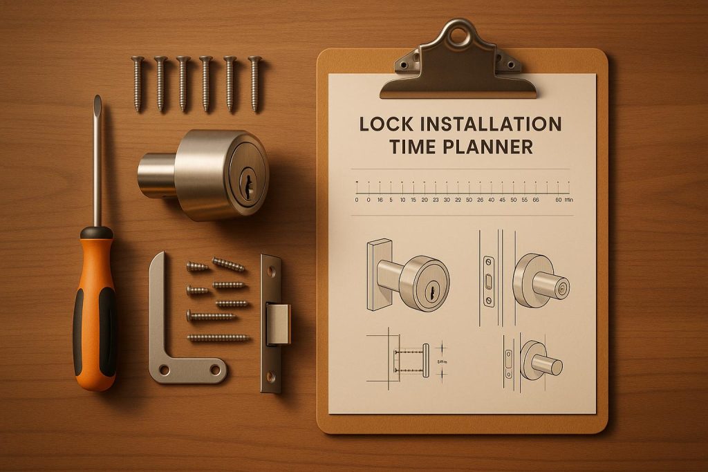 Lock Installation Time Planner