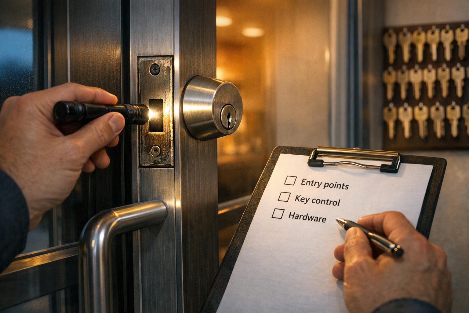How Locksmiths Assess Business Security Risks